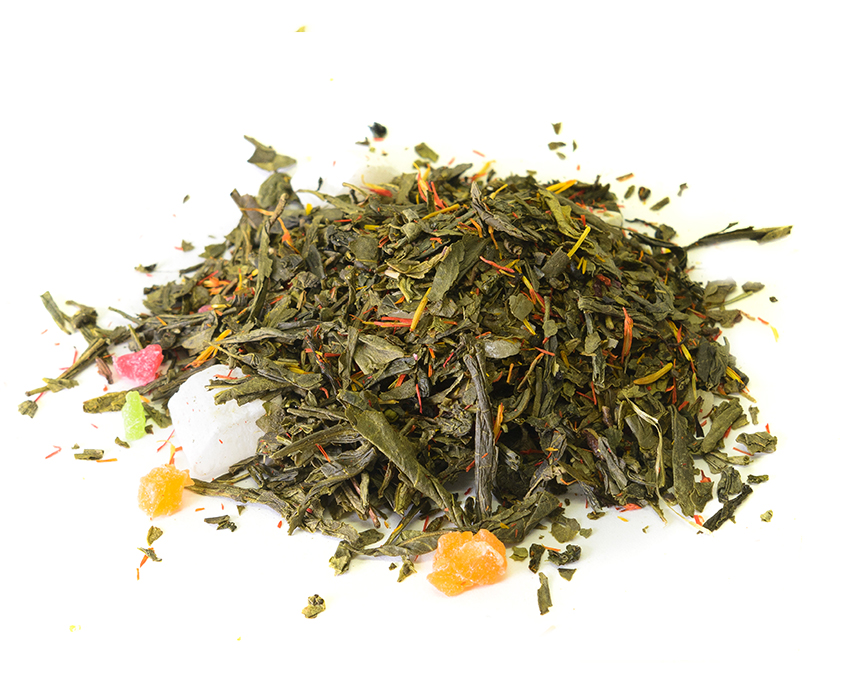 кокосовый остров (samovartime) / чай зеленый ароматизированный Тверь