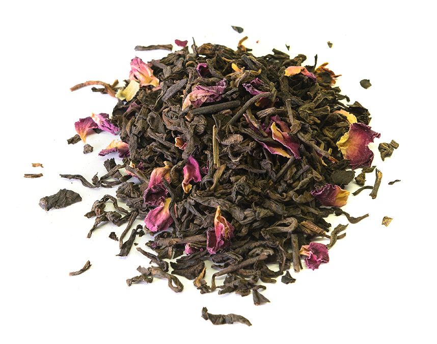 с розой (samovartime) / чай пуэр Тверь