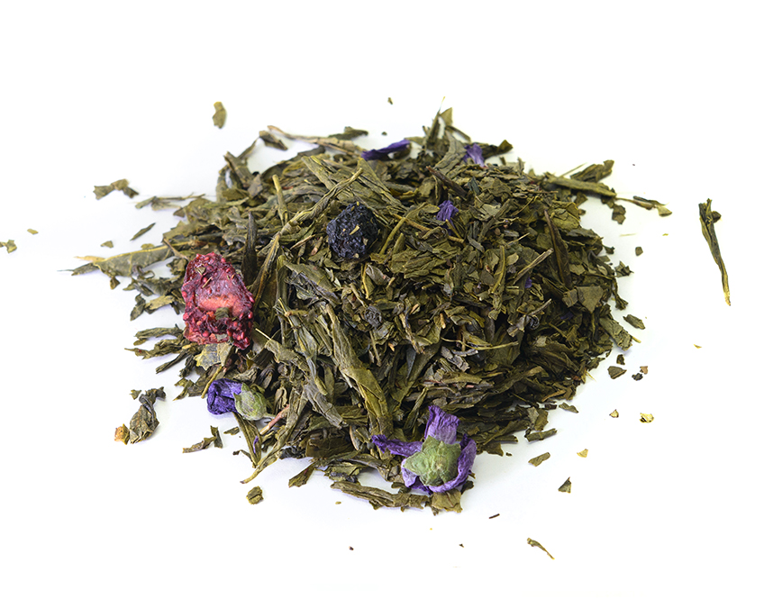 черничный йогурт (samovartime) / чай зеленый ароматизированный Тверь